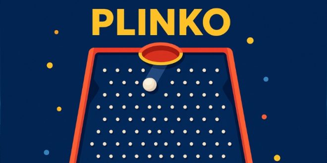 تخته بازی پلینکو با توپ در حال سقوط و میخهای ردیفی در نسخه کلاسیک بازی