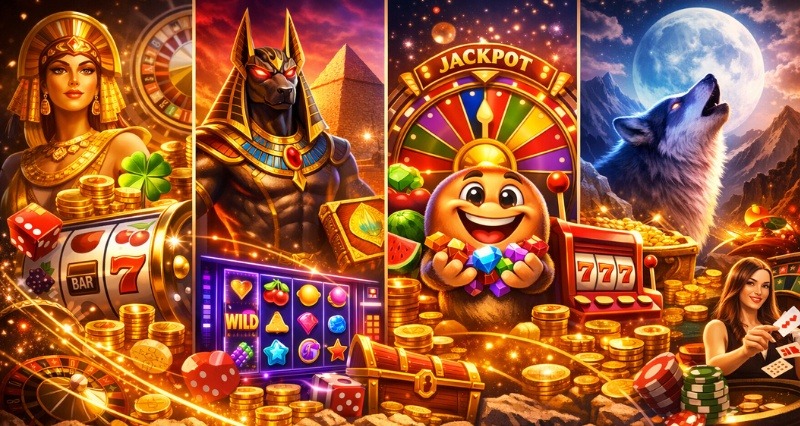 بهترین بازی‌های اسلات آنلاین با جک‌پات‌های بزرگ و تم‌های متنوع کازینویی